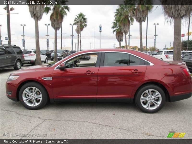 Sunset / Dune 2014 Ford Taurus SEL