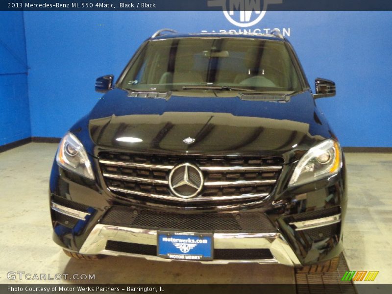 Black / Black 2013 Mercedes-Benz ML 550 4Matic