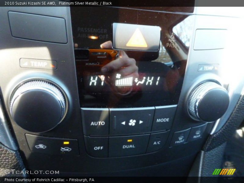 Platinum Silver Metallic / Black 2010 Suzuki Kizashi SE AWD