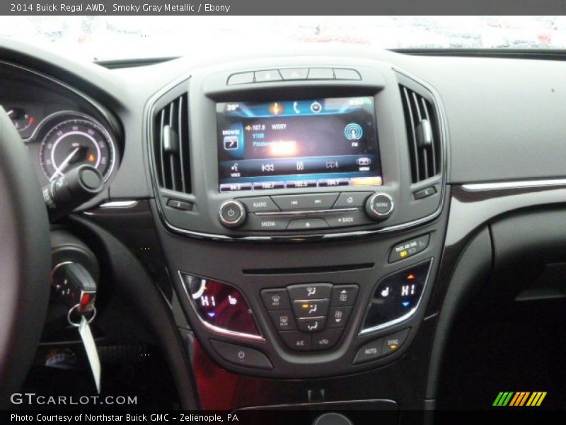 Smoky Gray Metallic / Ebony 2014 Buick Regal AWD