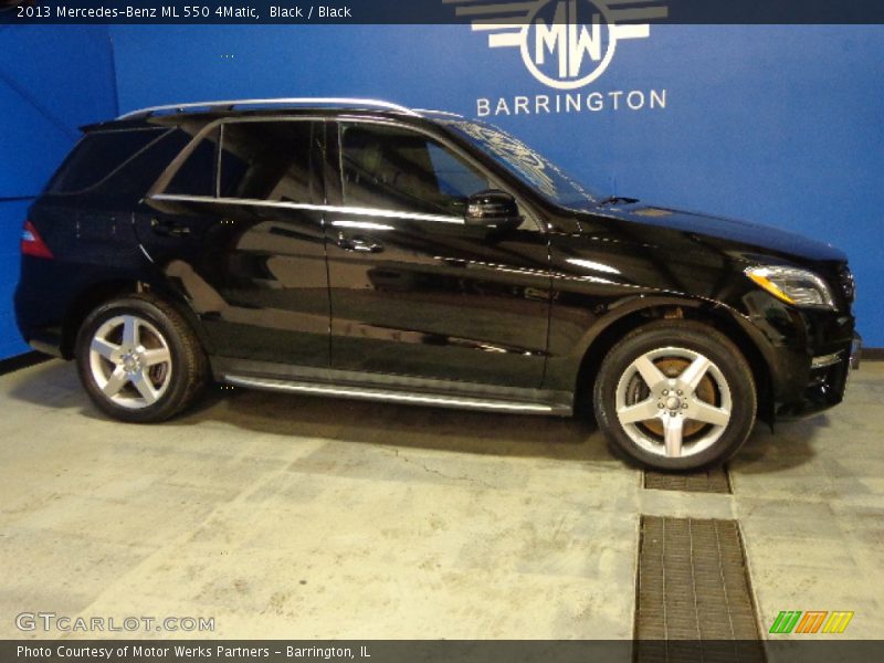 Black / Black 2013 Mercedes-Benz ML 550 4Matic