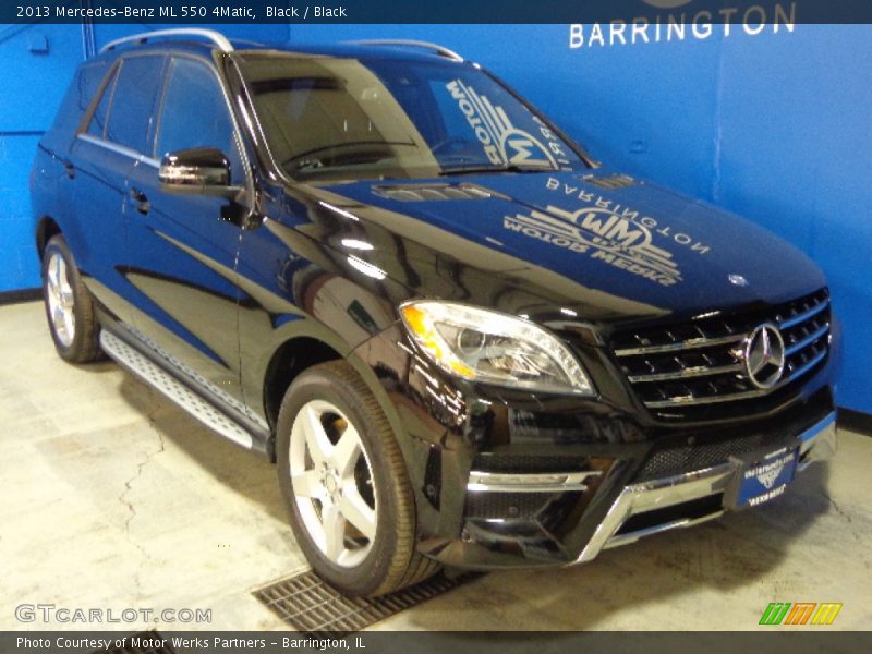 Black / Black 2013 Mercedes-Benz ML 550 4Matic