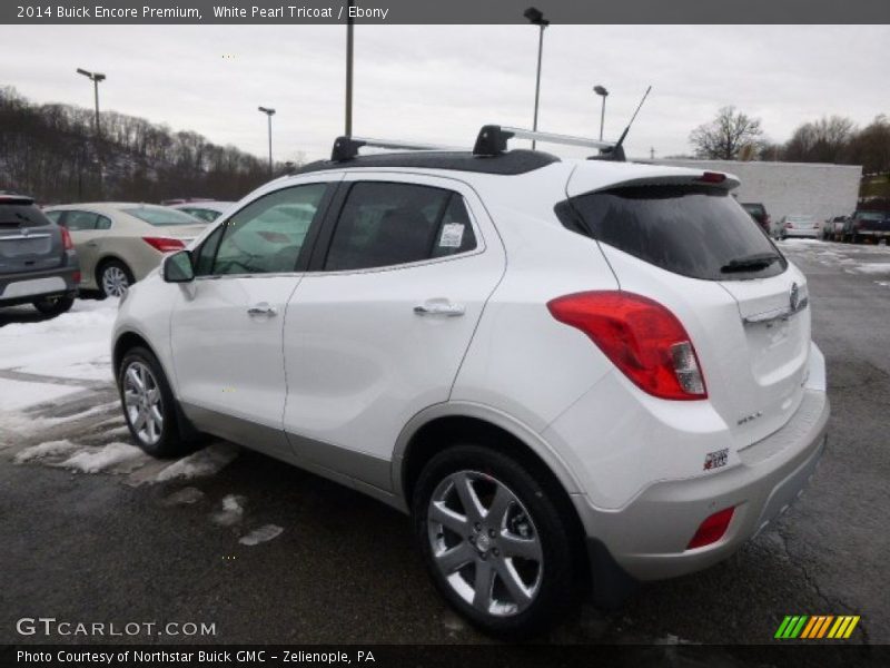 White Pearl Tricoat / Ebony 2014 Buick Encore Premium