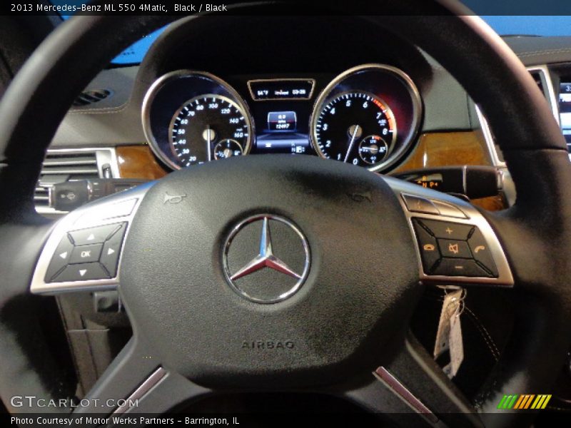 Black / Black 2013 Mercedes-Benz ML 550 4Matic