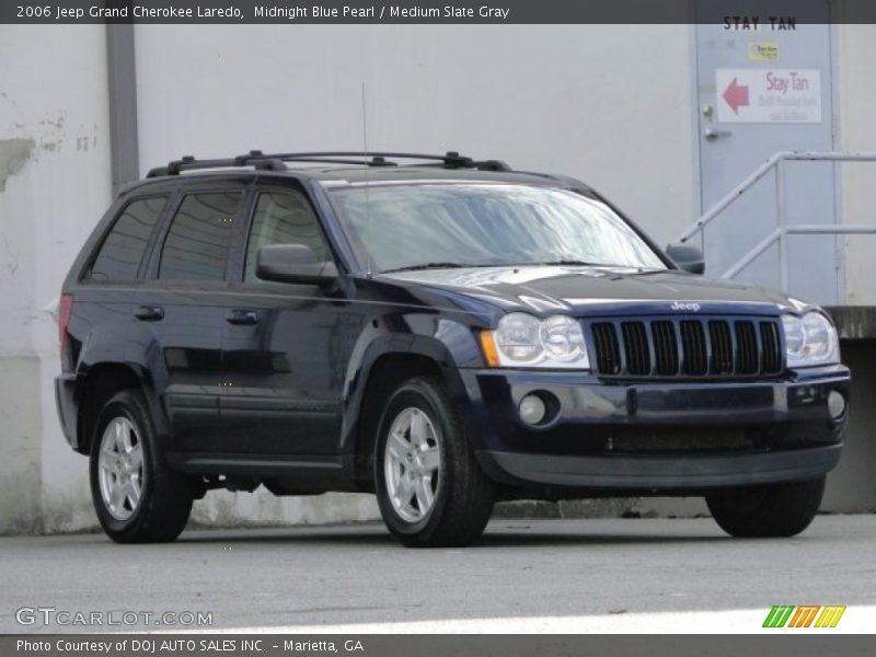 Midnight Blue Pearl / Medium Slate Gray 2006 Jeep Grand Cherokee Laredo