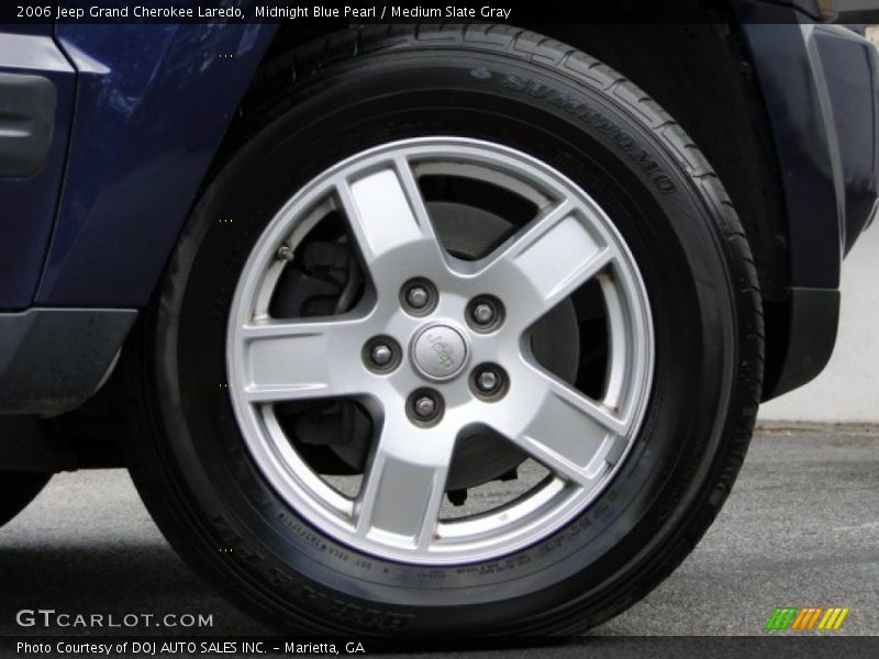 Midnight Blue Pearl / Medium Slate Gray 2006 Jeep Grand Cherokee Laredo