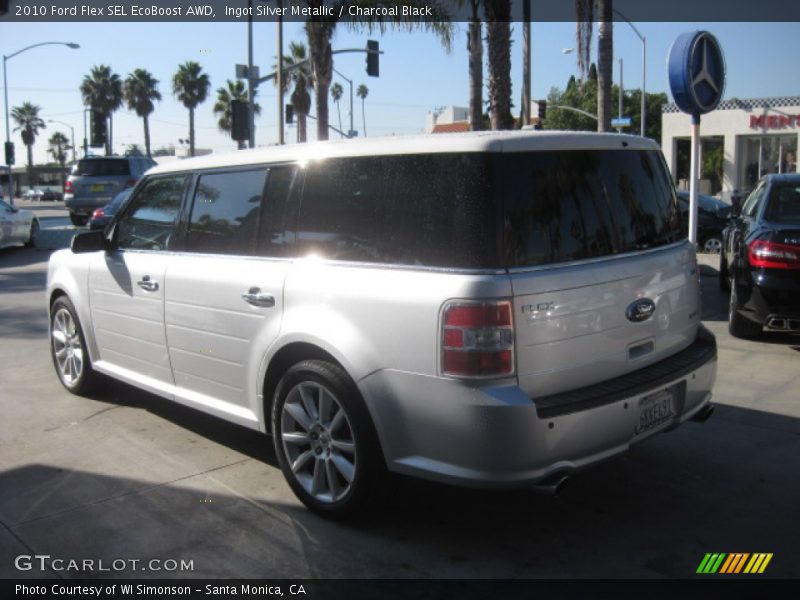 Ingot Silver Metallic / Charcoal Black 2010 Ford Flex SEL EcoBoost AWD