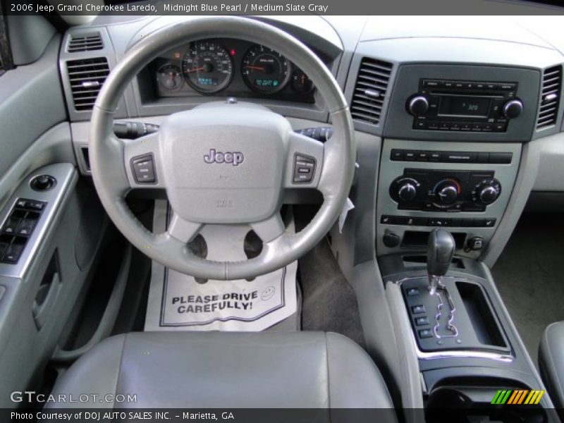 Midnight Blue Pearl / Medium Slate Gray 2006 Jeep Grand Cherokee Laredo