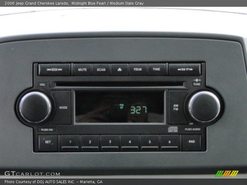 Midnight Blue Pearl / Medium Slate Gray 2006 Jeep Grand Cherokee Laredo