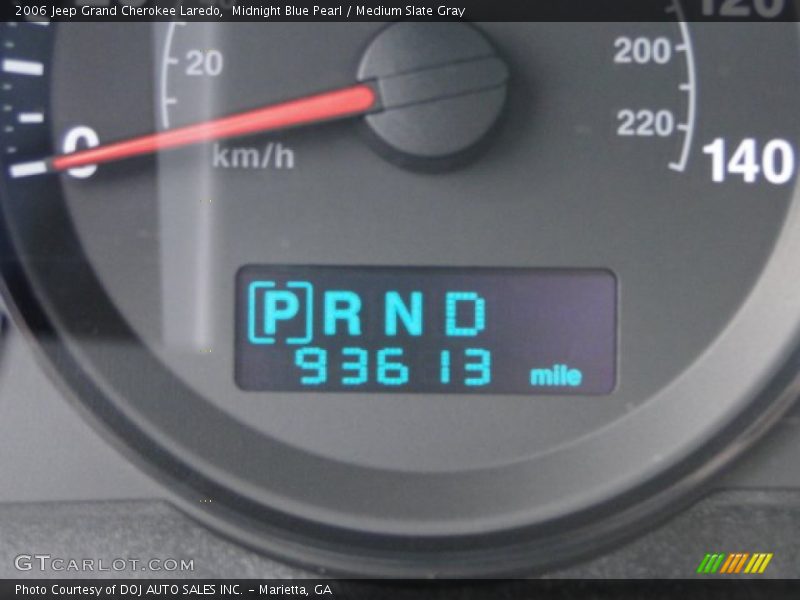 Midnight Blue Pearl / Medium Slate Gray 2006 Jeep Grand Cherokee Laredo