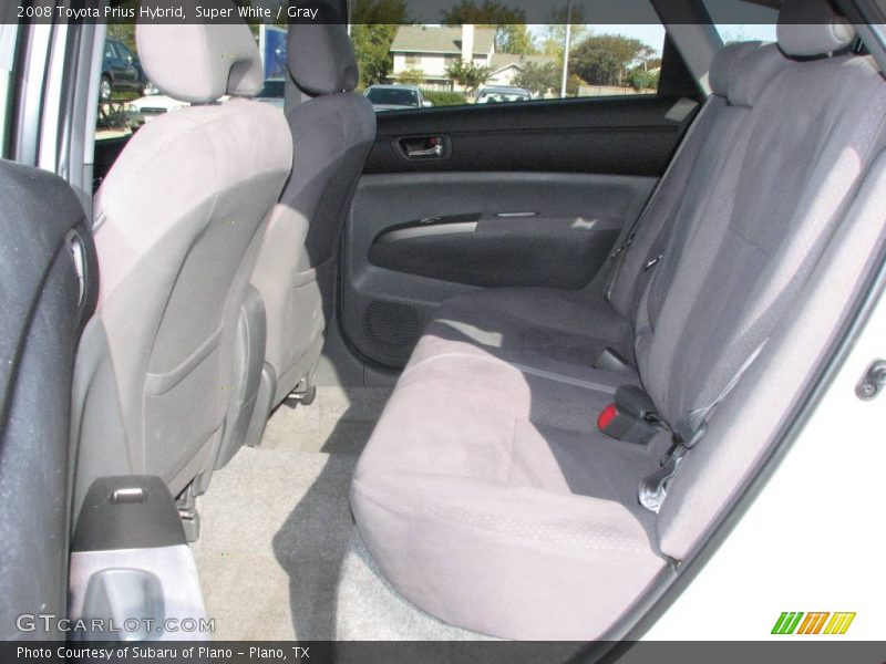 Super White / Gray 2008 Toyota Prius Hybrid