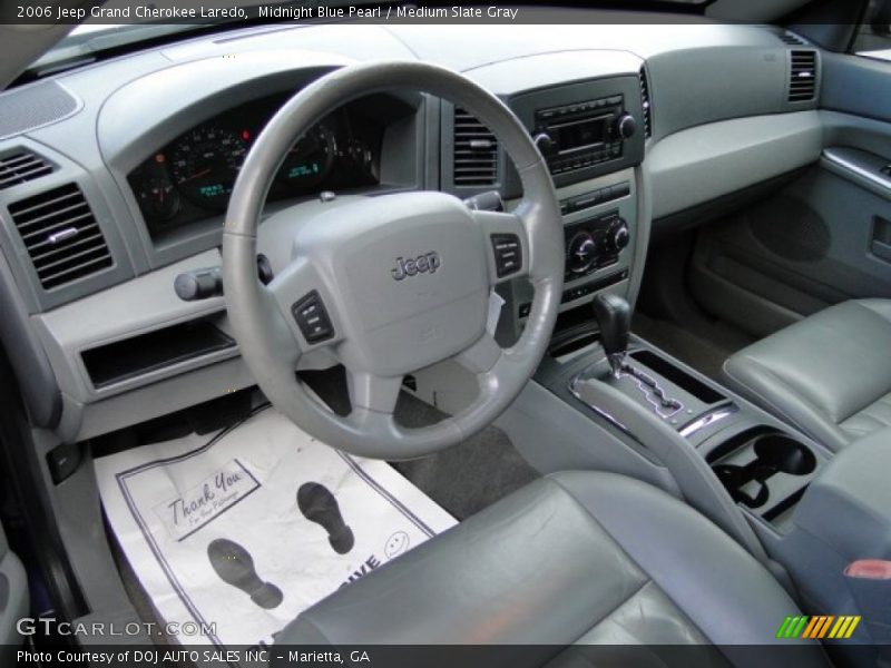 Midnight Blue Pearl / Medium Slate Gray 2006 Jeep Grand Cherokee Laredo