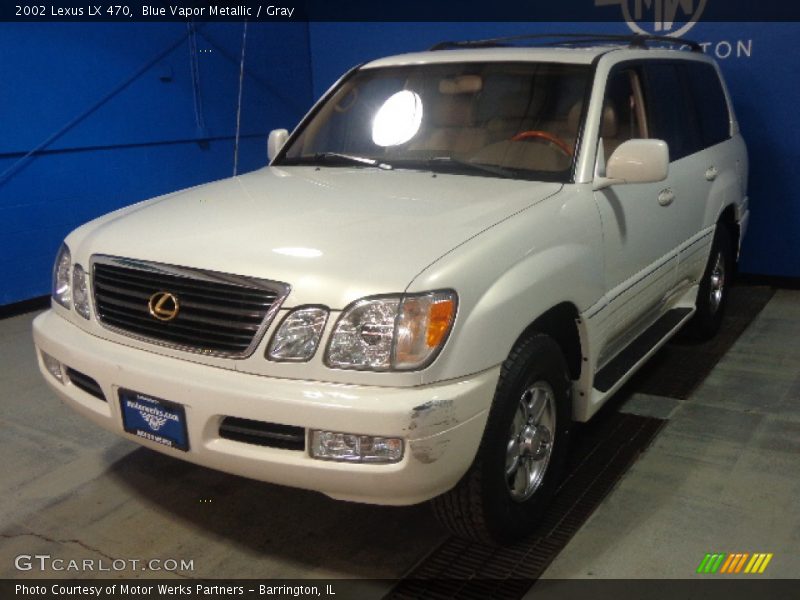 Blue Vapor Metallic / Gray 2002 Lexus LX 470