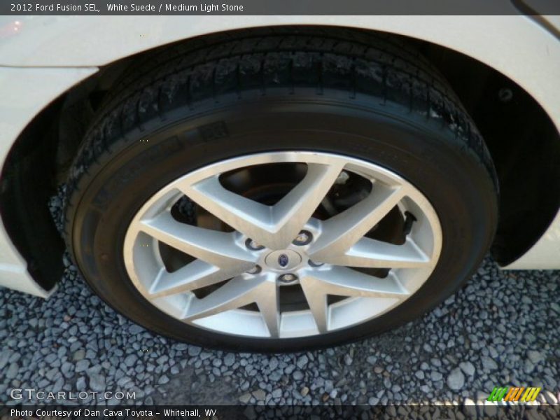 White Suede / Medium Light Stone 2012 Ford Fusion SEL