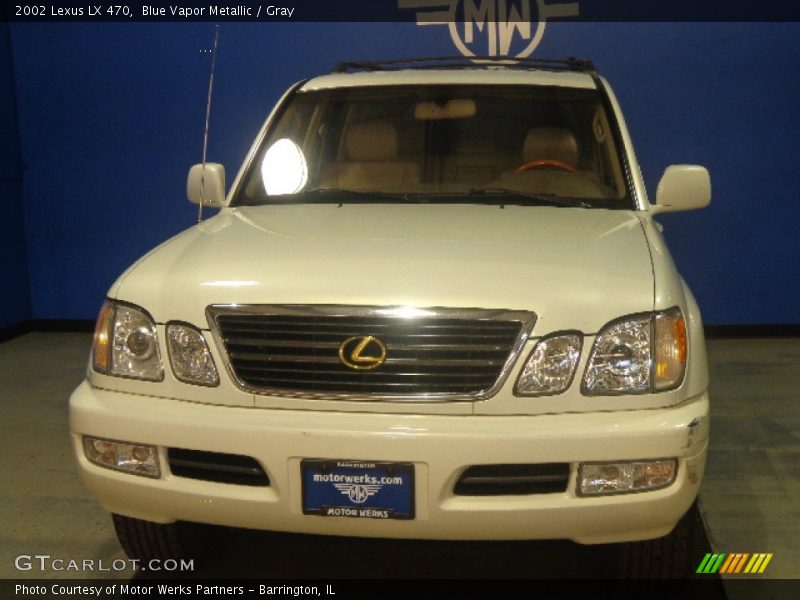 Blue Vapor Metallic / Gray 2002 Lexus LX 470