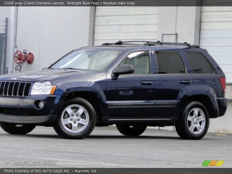 Midnight Blue Pearl / Medium Slate Gray 2006 Jeep Grand Cherokee Laredo