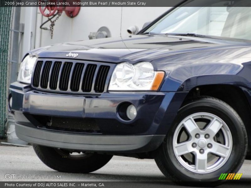 Midnight Blue Pearl / Medium Slate Gray 2006 Jeep Grand Cherokee Laredo