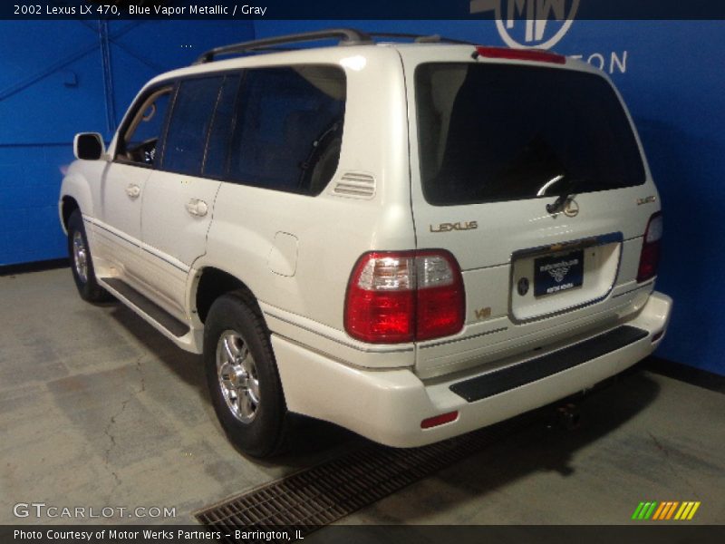 Blue Vapor Metallic / Gray 2002 Lexus LX 470