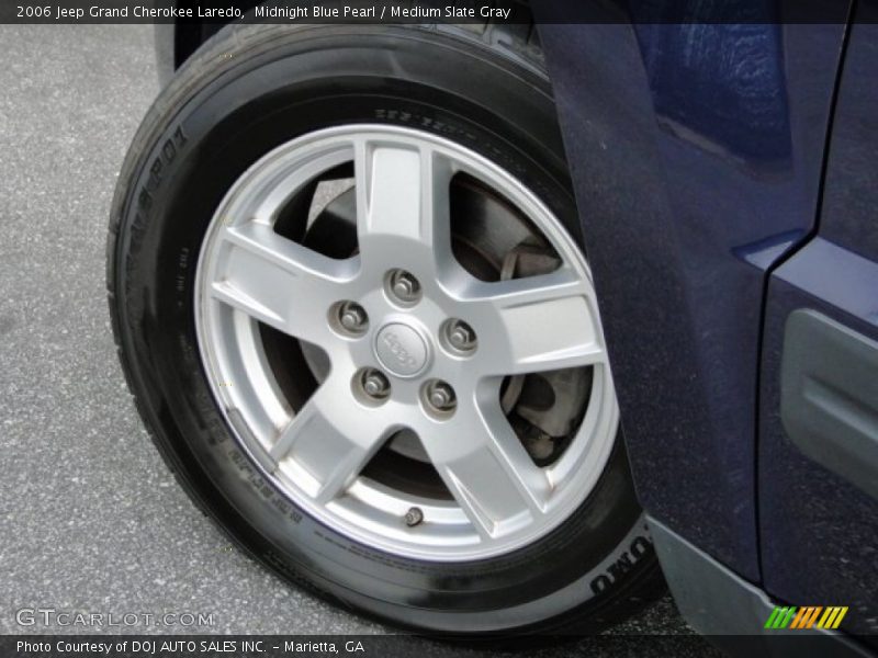 Midnight Blue Pearl / Medium Slate Gray 2006 Jeep Grand Cherokee Laredo