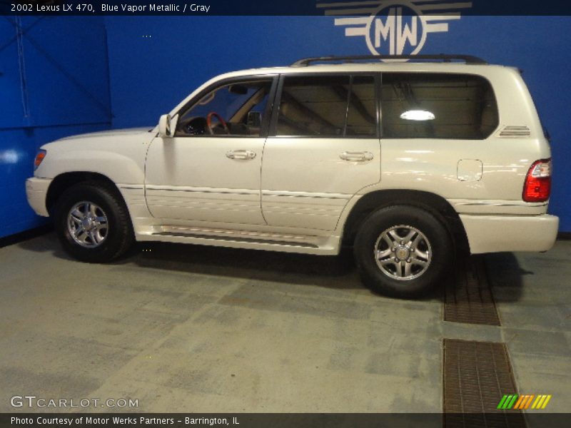 Blue Vapor Metallic / Gray 2002 Lexus LX 470
