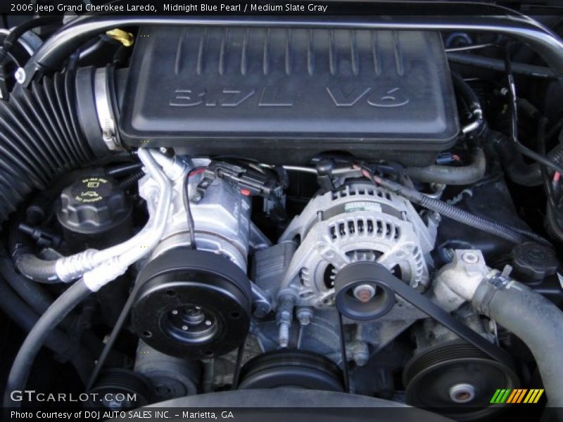 Midnight Blue Pearl / Medium Slate Gray 2006 Jeep Grand Cherokee Laredo