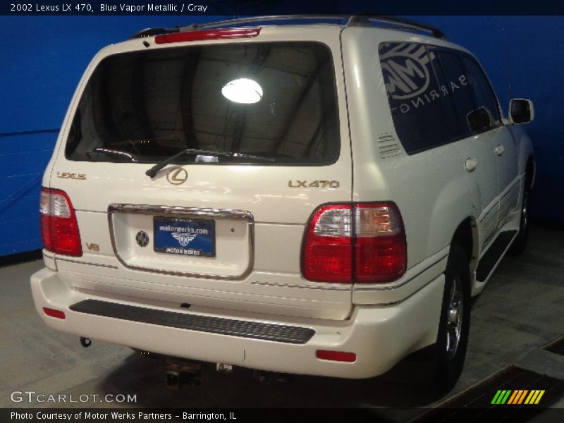 Blue Vapor Metallic / Gray 2002 Lexus LX 470