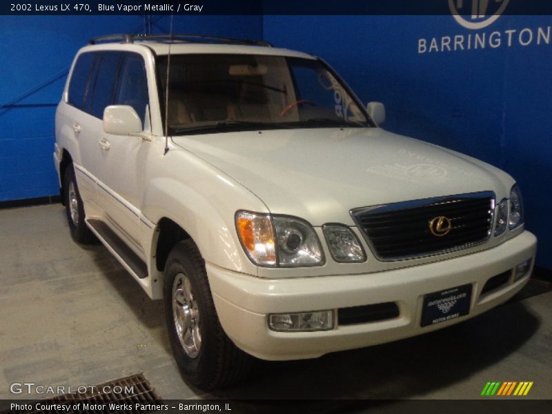 Blue Vapor Metallic / Gray 2002 Lexus LX 470