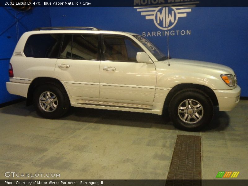 Blue Vapor Metallic / Gray 2002 Lexus LX 470