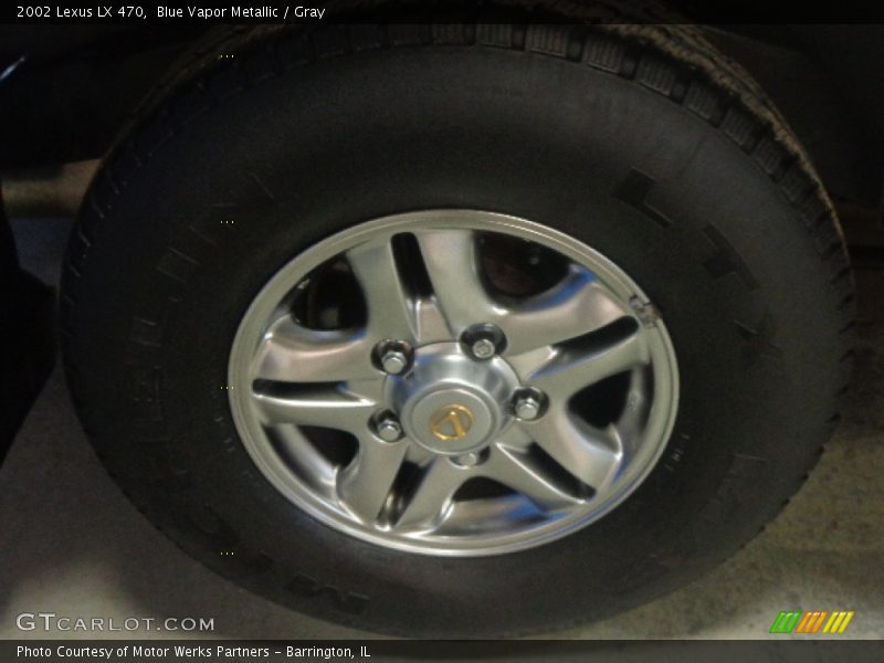 Blue Vapor Metallic / Gray 2002 Lexus LX 470