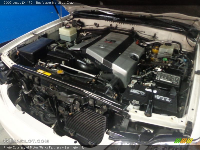 Blue Vapor Metallic / Gray 2002 Lexus LX 470