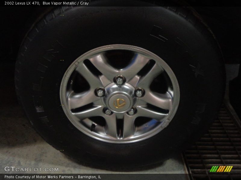 Blue Vapor Metallic / Gray 2002 Lexus LX 470