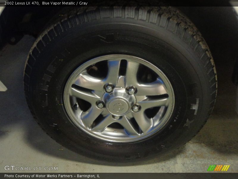 Blue Vapor Metallic / Gray 2002 Lexus LX 470