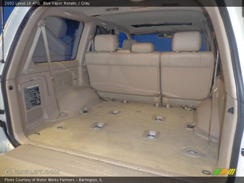Blue Vapor Metallic / Gray 2002 Lexus LX 470