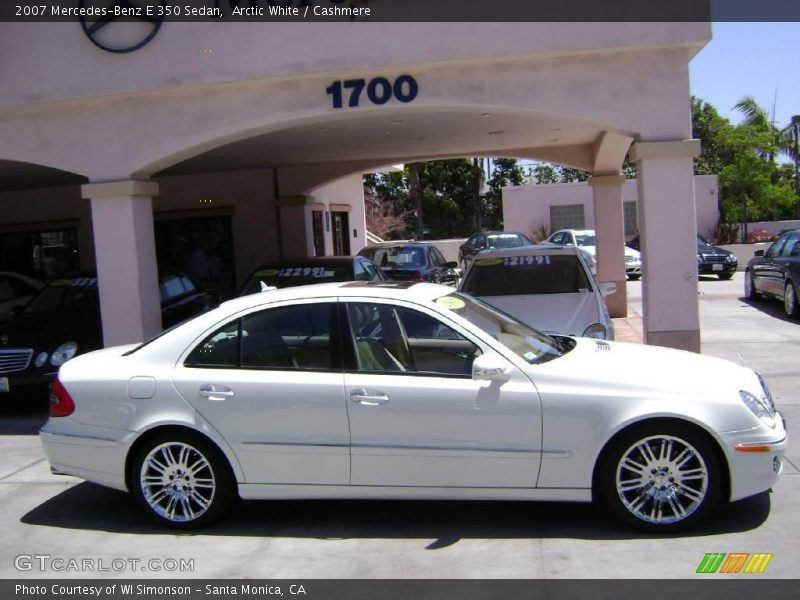 Arctic White / Cashmere 2007 Mercedes-Benz E 350 Sedan