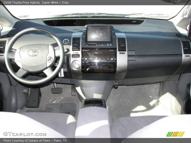 Super White / Gray 2008 Toyota Prius Hybrid