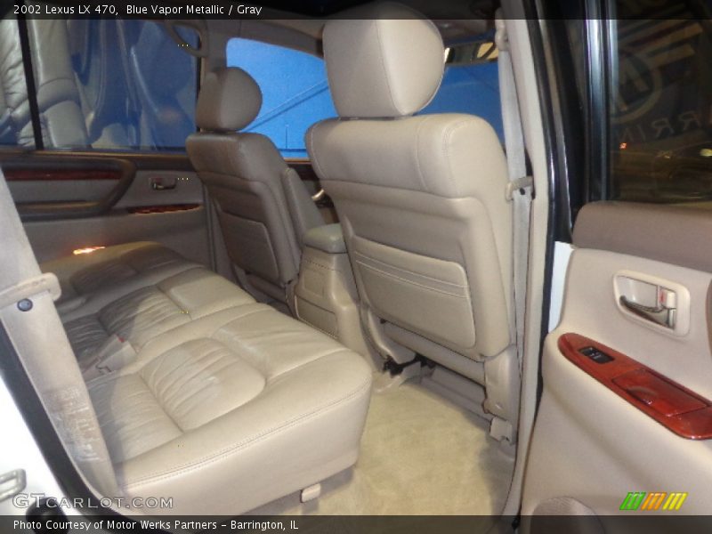 Blue Vapor Metallic / Gray 2002 Lexus LX 470
