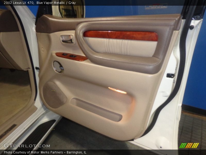 Blue Vapor Metallic / Gray 2002 Lexus LX 470