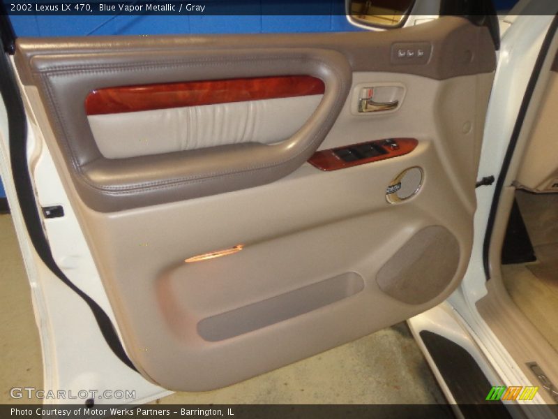 Blue Vapor Metallic / Gray 2002 Lexus LX 470