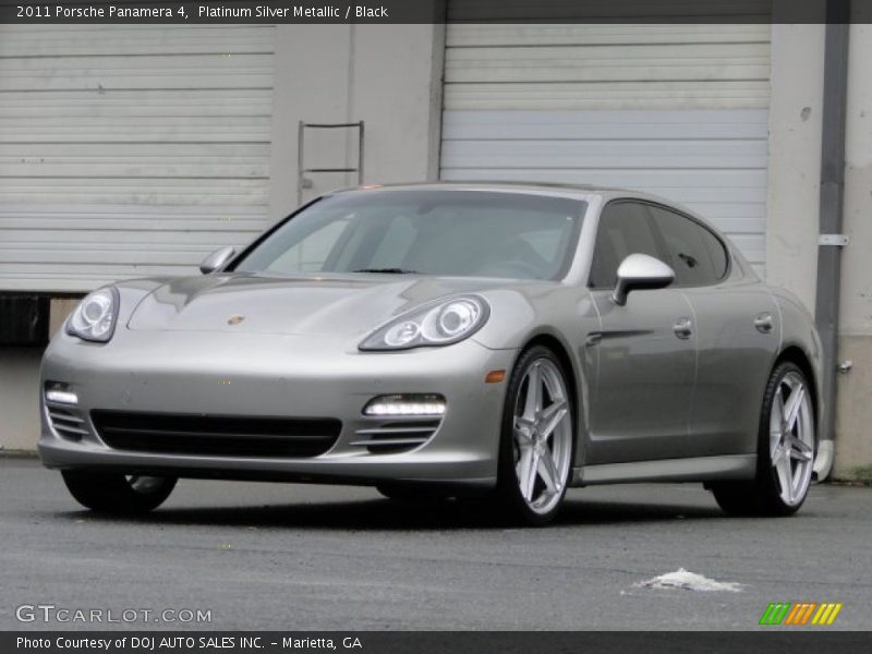 Front 3/4 View of 2011 Panamera 4