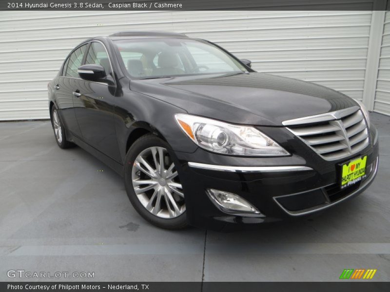 Caspian Black / Cashmere 2014 Hyundai Genesis 3.8 Sedan