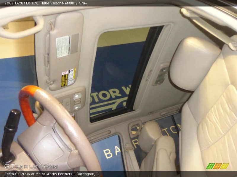 Blue Vapor Metallic / Gray 2002 Lexus LX 470