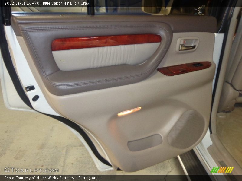 Blue Vapor Metallic / Gray 2002 Lexus LX 470