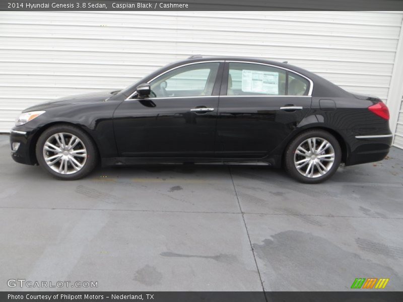 Caspian Black / Cashmere 2014 Hyundai Genesis 3.8 Sedan