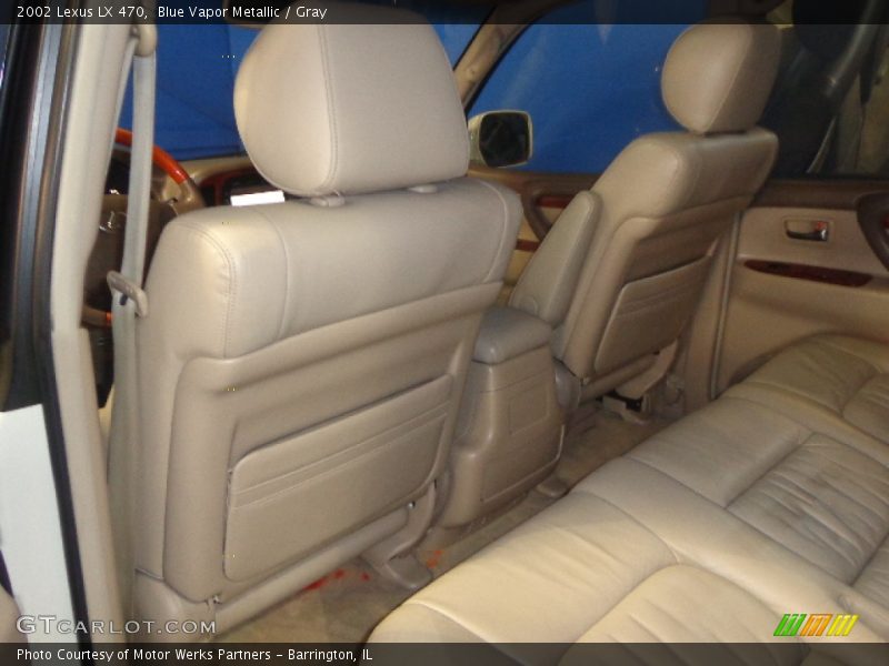 Blue Vapor Metallic / Gray 2002 Lexus LX 470