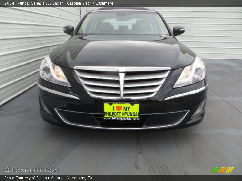 Caspian Black / Cashmere 2014 Hyundai Genesis 3.8 Sedan