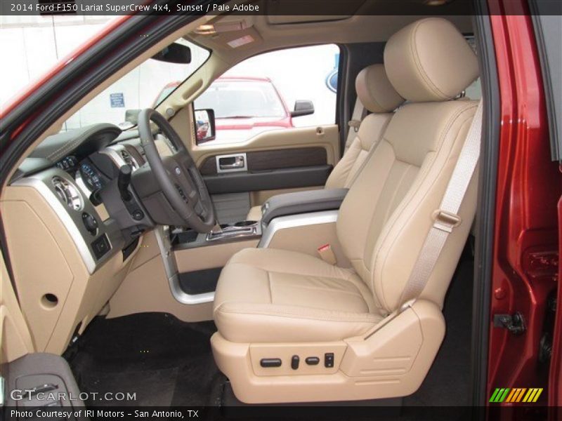 Front Seat of 2014 F150 Lariat SuperCrew 4x4