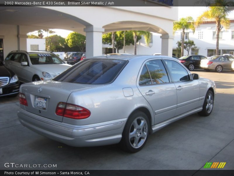 Brilliant Silver Metallic / Ash 2002 Mercedes-Benz E 430 Sedan