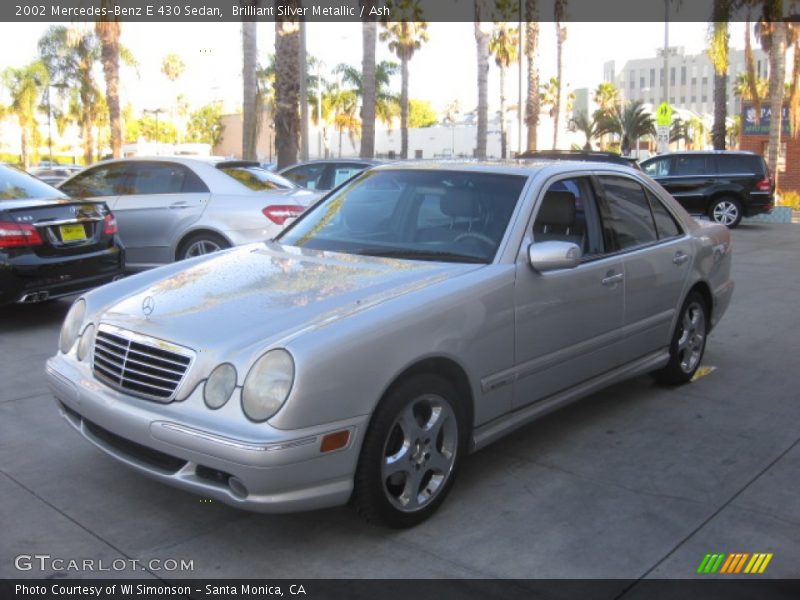 Brilliant Silver Metallic / Ash 2002 Mercedes-Benz E 430 Sedan