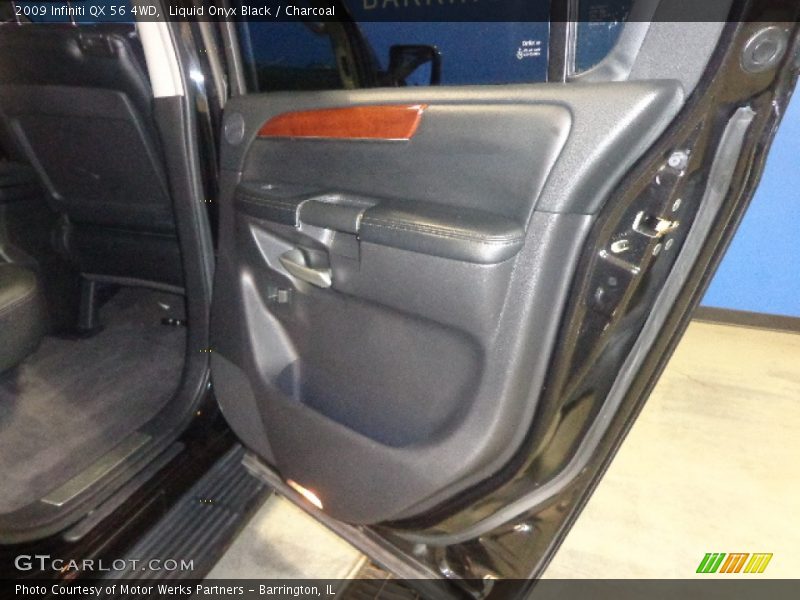 Liquid Onyx Black / Charcoal 2009 Infiniti QX 56 4WD