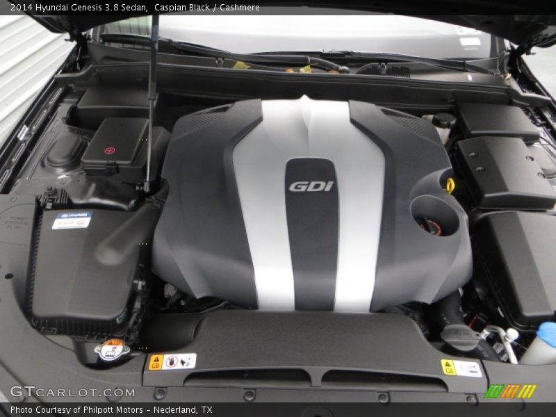 Caspian Black / Cashmere 2014 Hyundai Genesis 3.8 Sedan